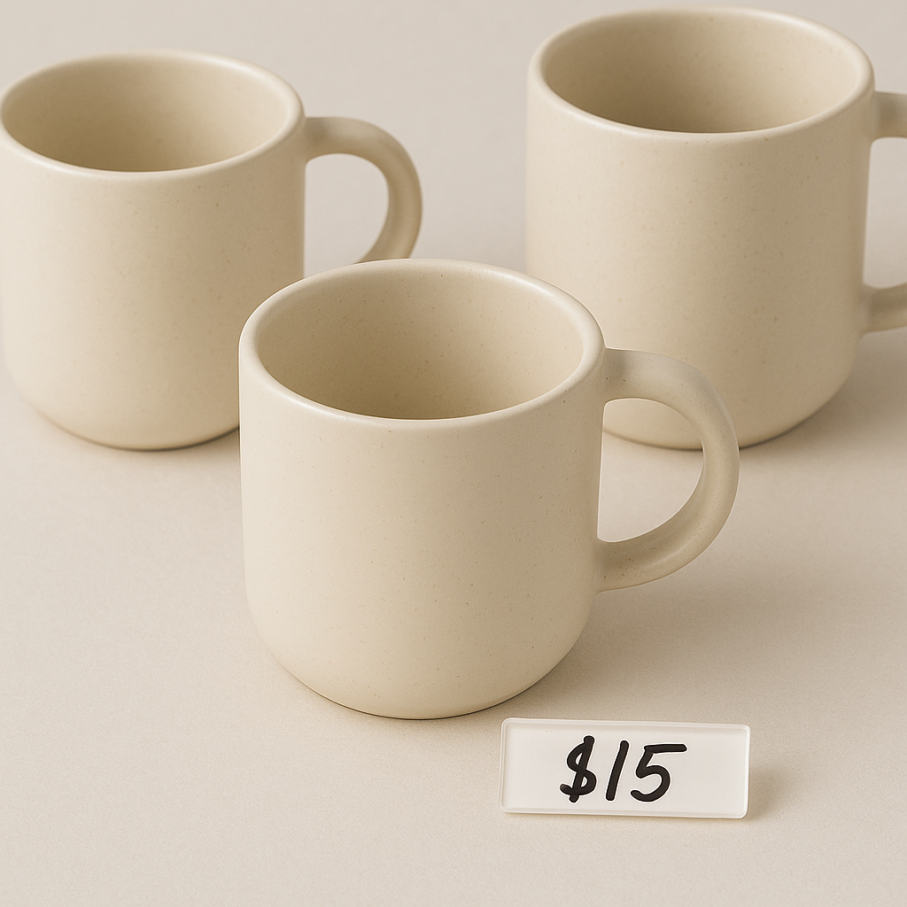 Writable Price Tag | Erasable Mini Label Set (20 Pieces) - Otimsan Shop