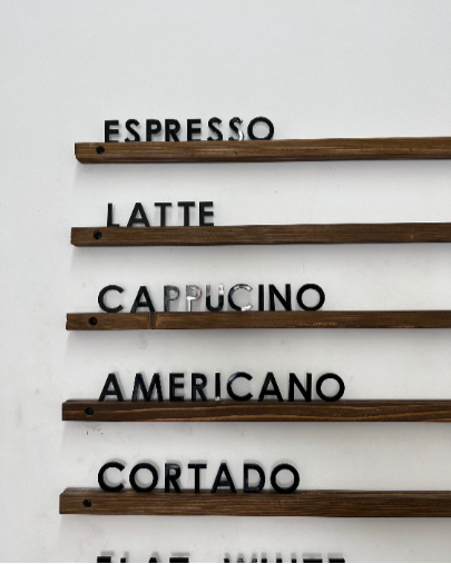 Wooden Slat Changeable Menu Board - Daily Menu Solution for Cafés and Coffee Shops - Otimsan Shop