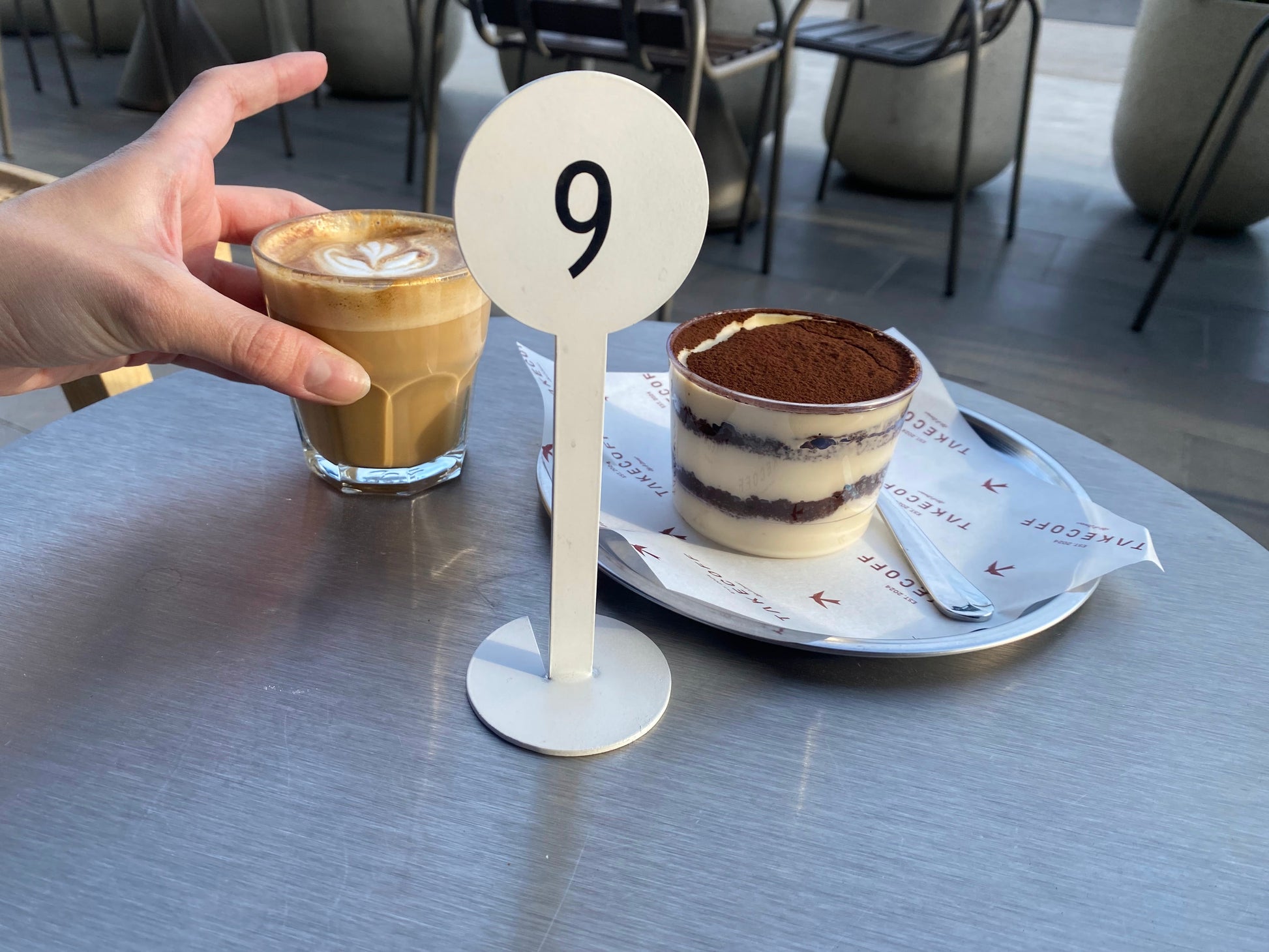 Metal Table Number Stand - Otimsan Shop