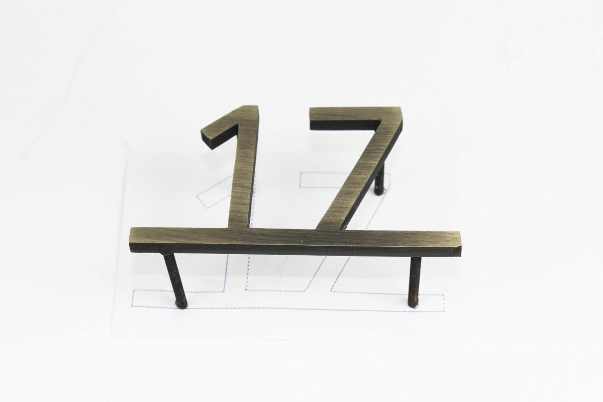 Antique Distressed Room Number - Otimsan Shop