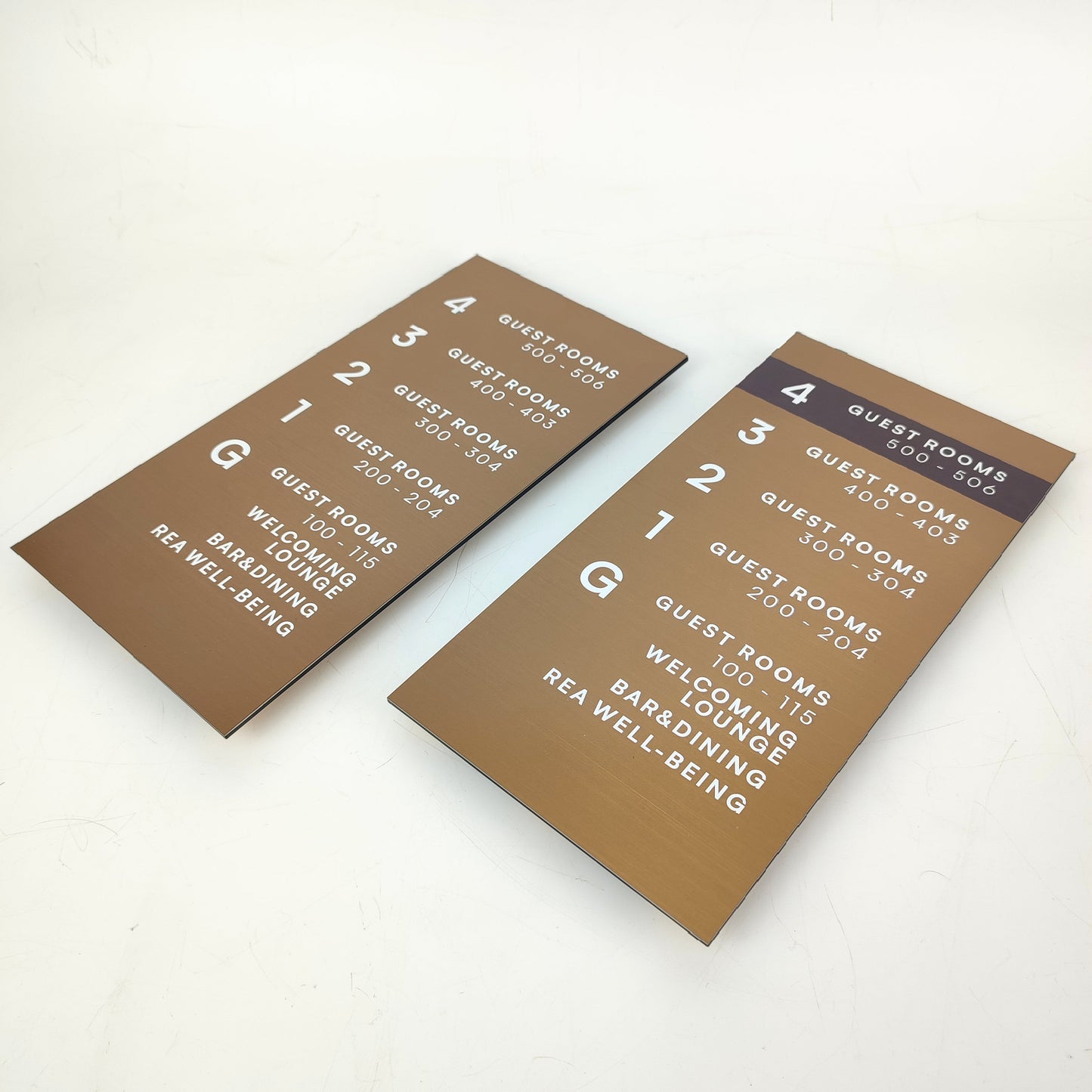 Elevator Information Sign | Metal Floor Directory & Building Wayfinding Sign - Otimsan Shop