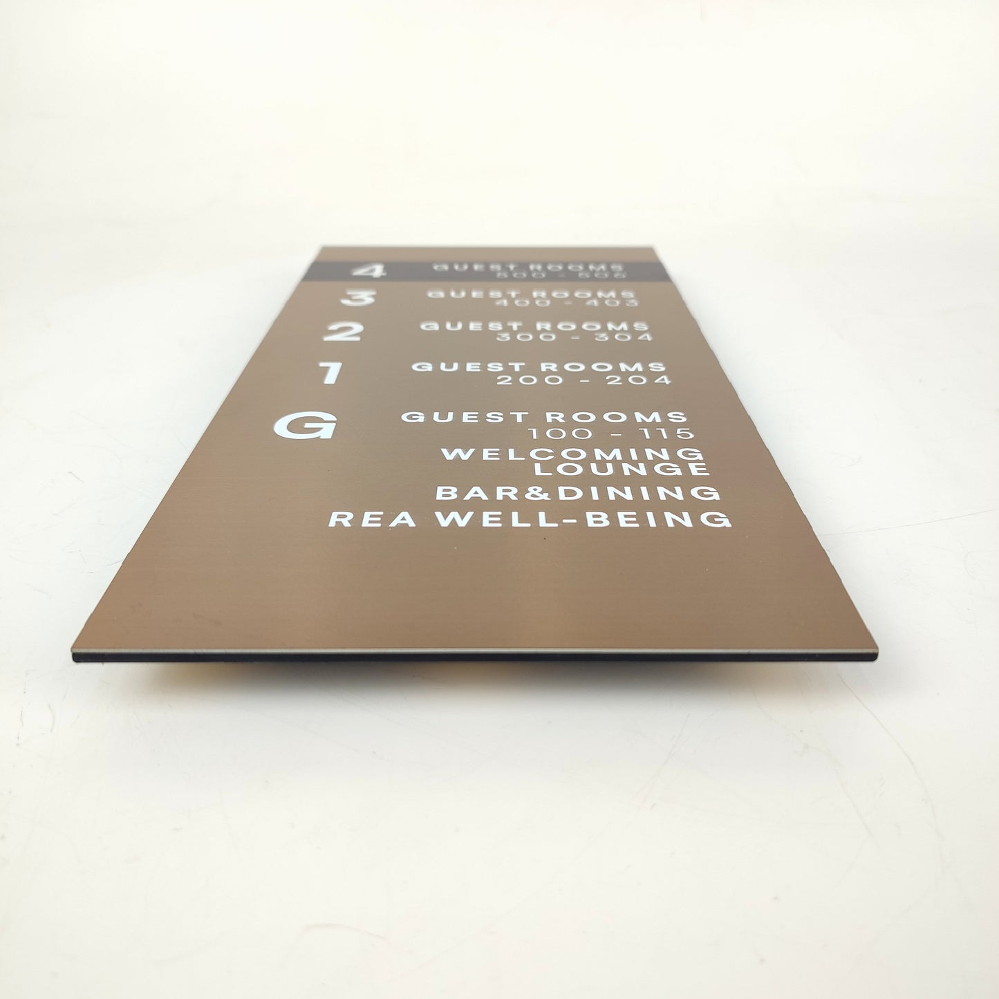 Elevator Information Sign | Metal Floor Directory & Building Wayfinding Sign - Otimsan Shop