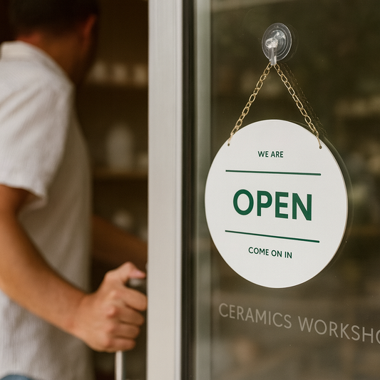 Open/Closed Sign | Custom Hanging Door Sign - Otimsan Shop