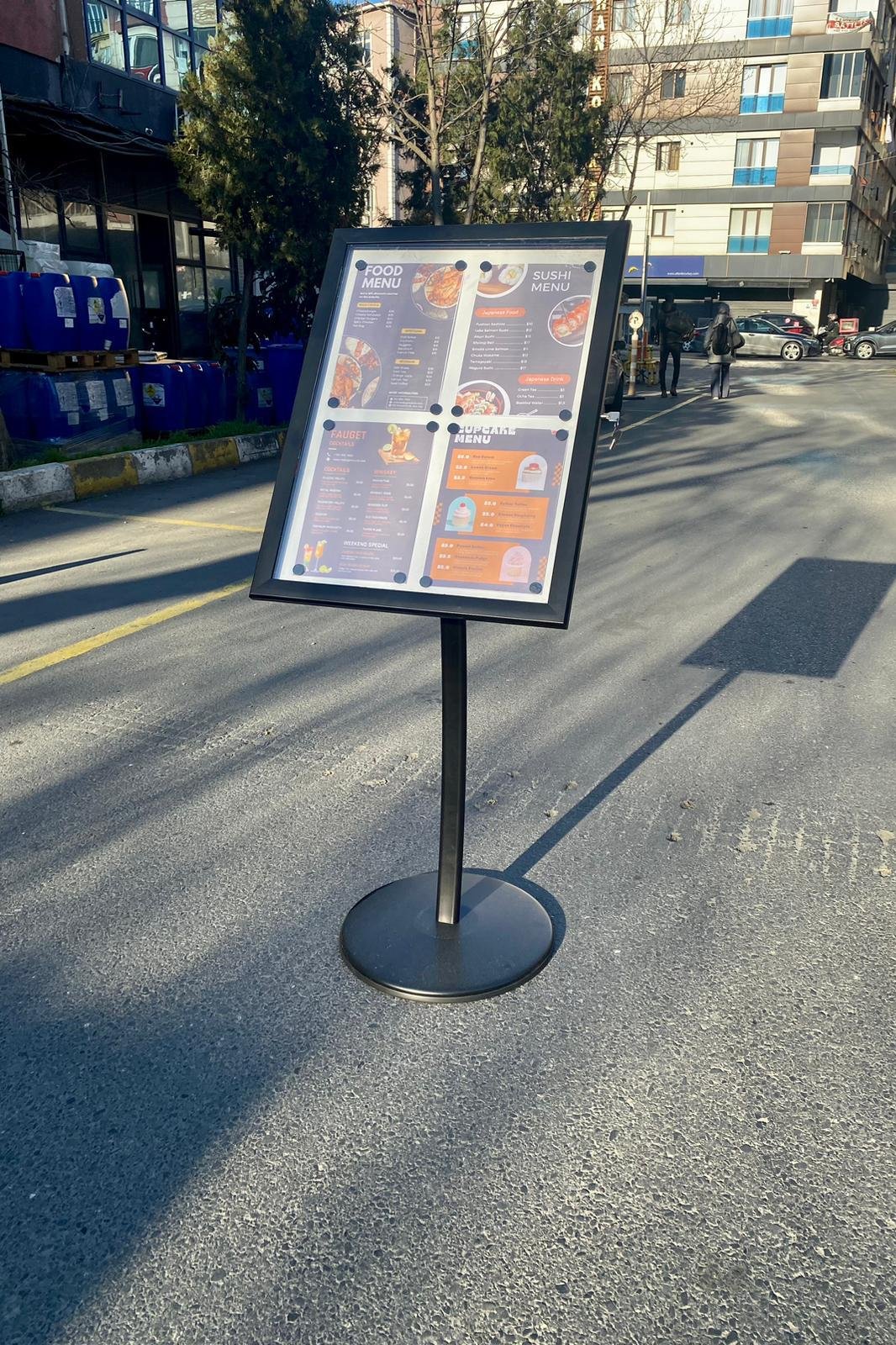 Freestanding Menu Board - Otimsan Shop