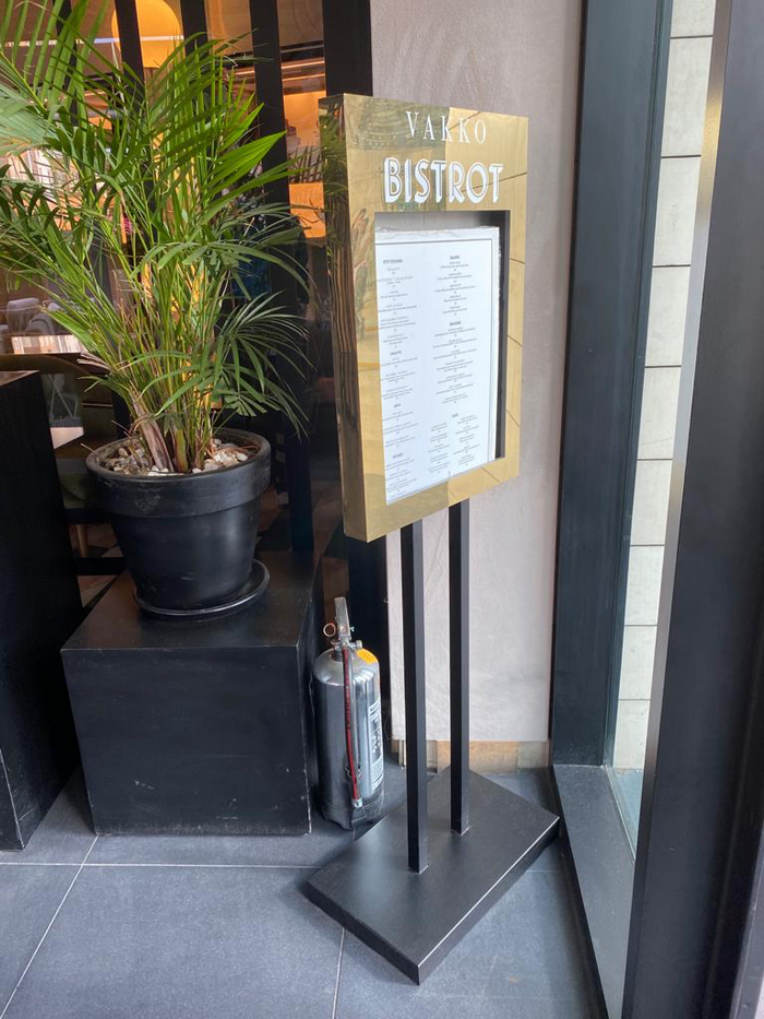 Freestanding Menu - Otimsan Shop