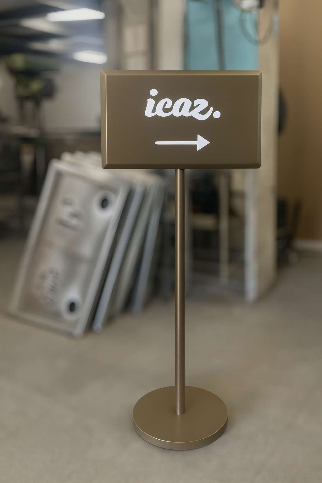 Freestanding Directional Board | Tip-Resistant Parking Entrance Sign - Otimsan Shop