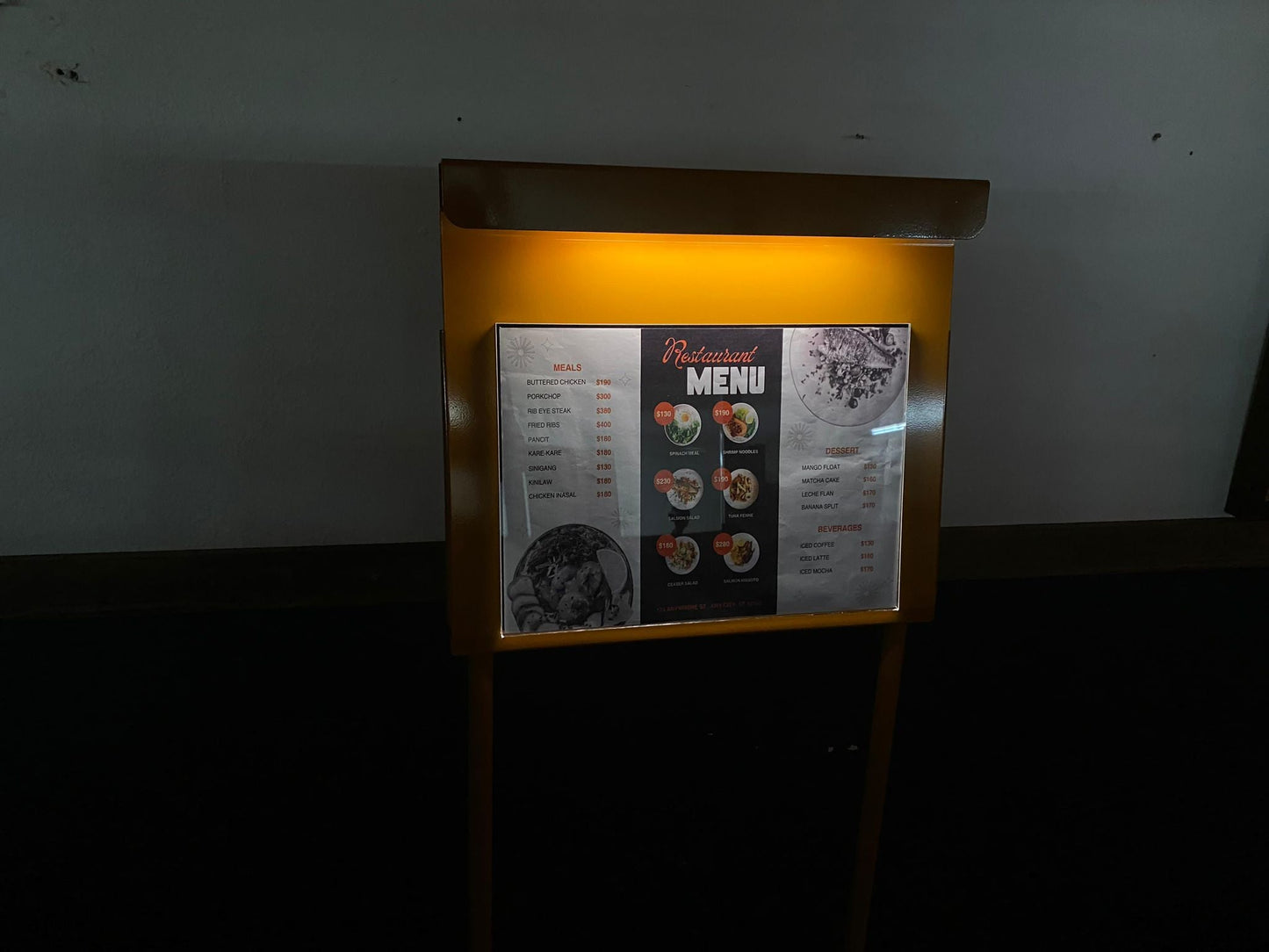 Rechargeable Menu Board - Otimsan Shop