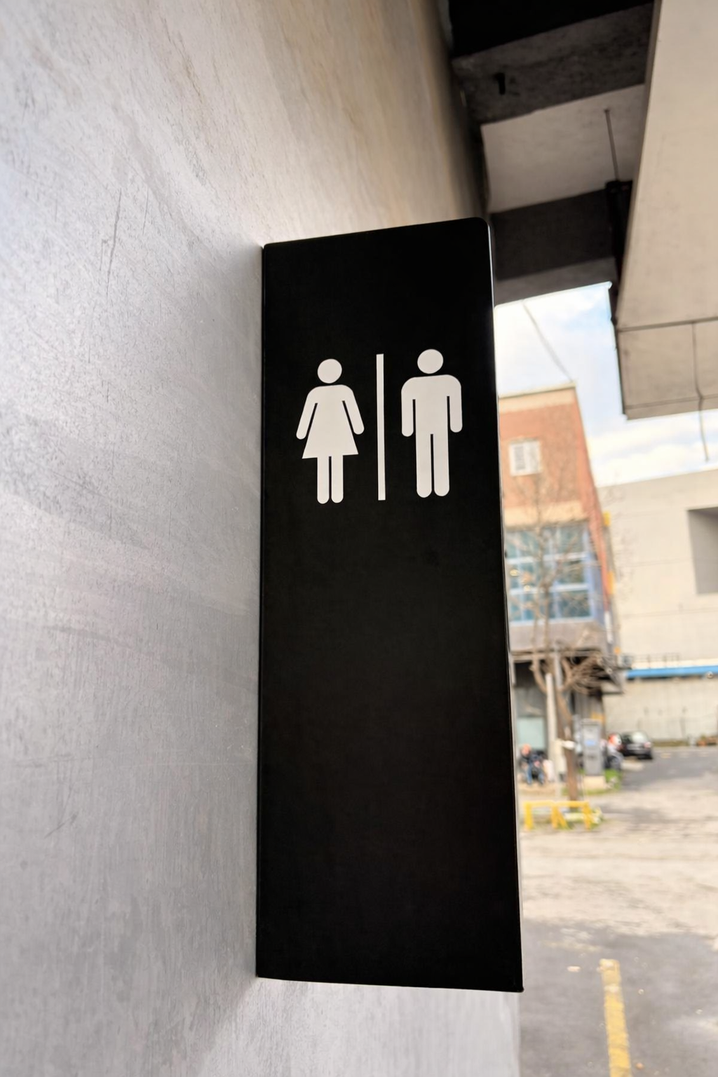 Male & Female WC Sign | Wall-Mounted Sign for Cafés and Restaurants - Otimsan Shop