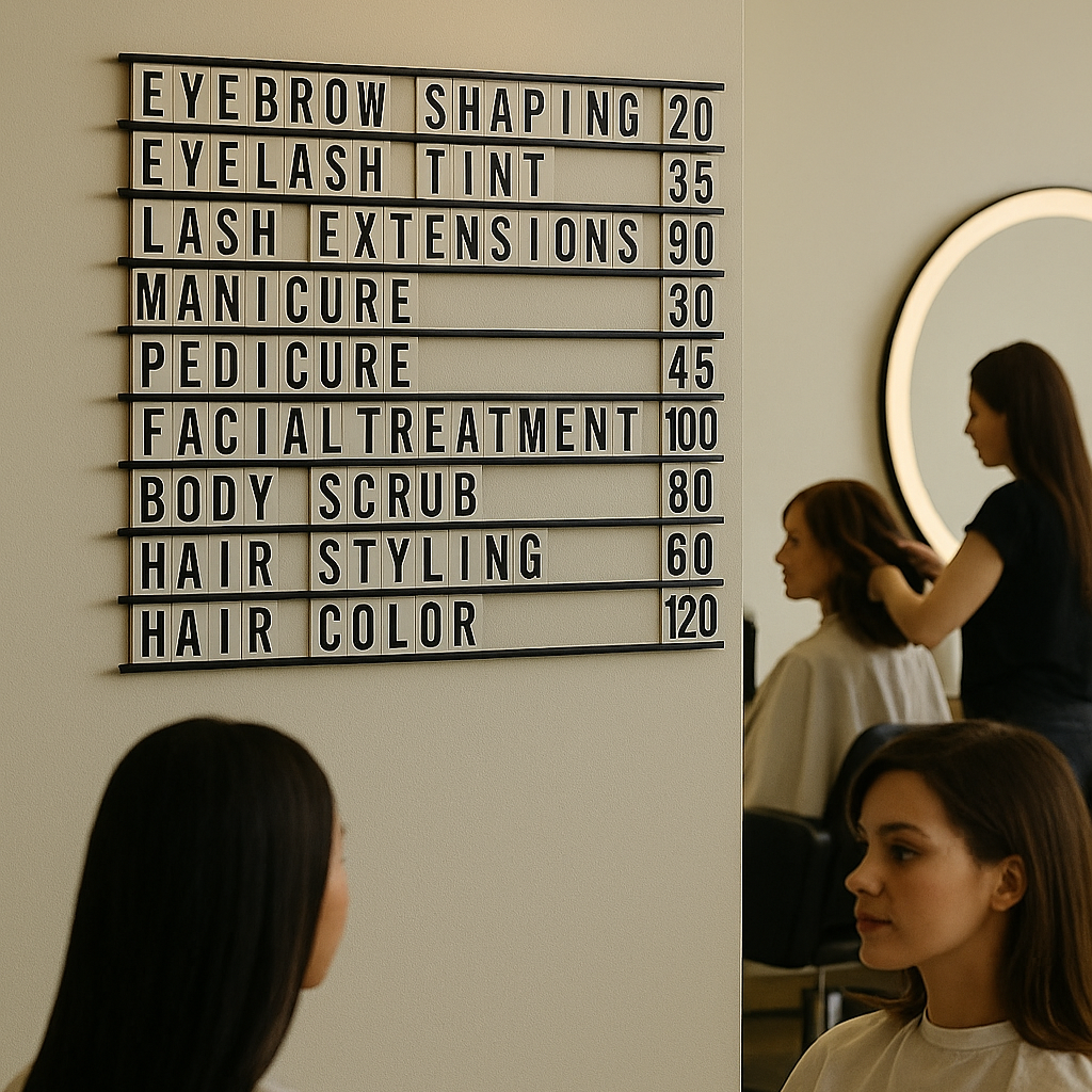 Replaceable Menu and Price Board | Versatile Writing Board for Lists, Announcements and Notes - Otimsan Shop