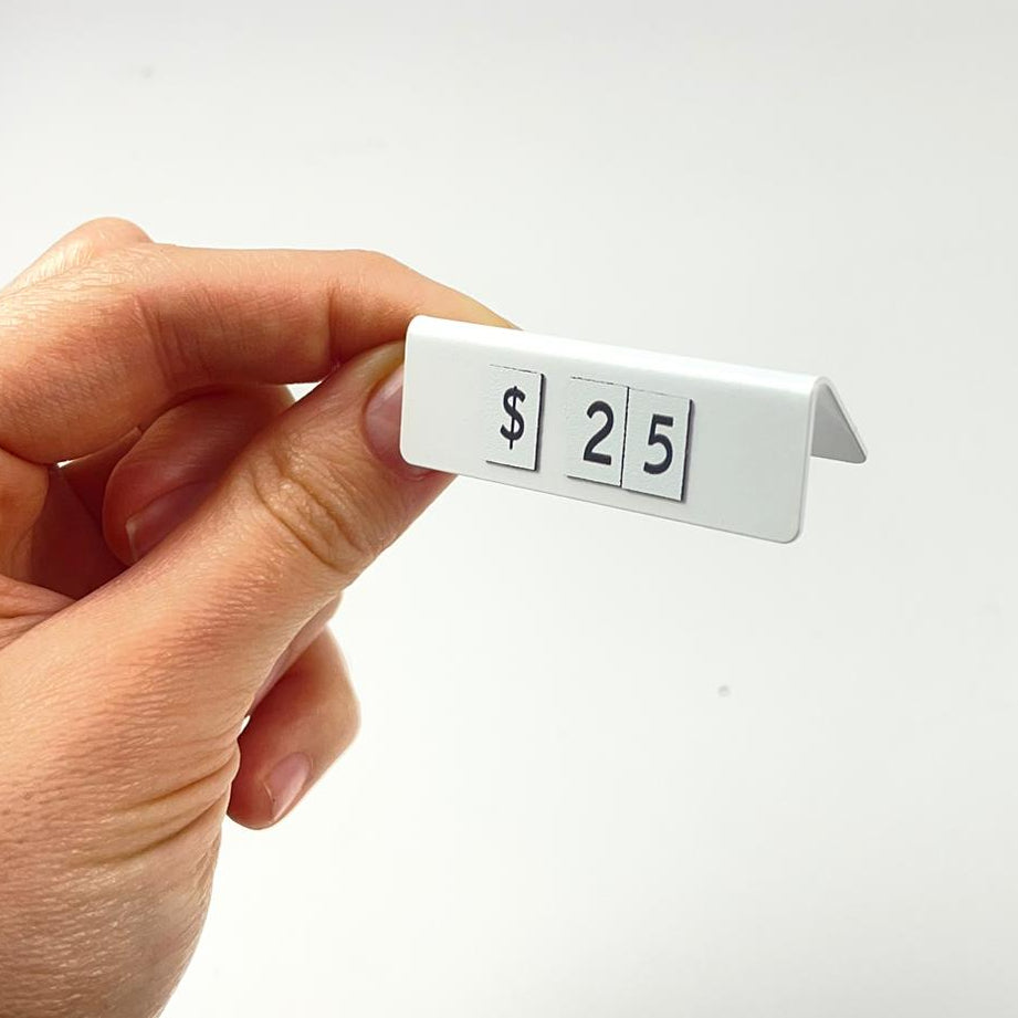 Magnetic Price Tag Set | 20-Piece Price Display Stand for Stores & Showcases - Otimsan Shop