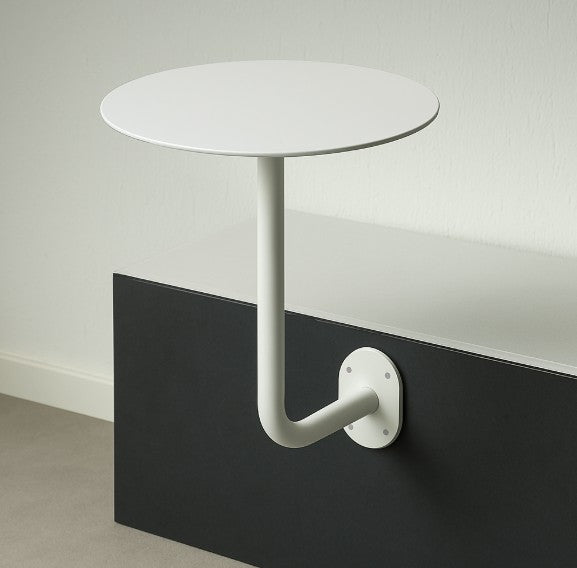 Wall-Mounted Café Bistro Table | L-Shaped Easy Installation Metal Frame - Otimsan Shop
