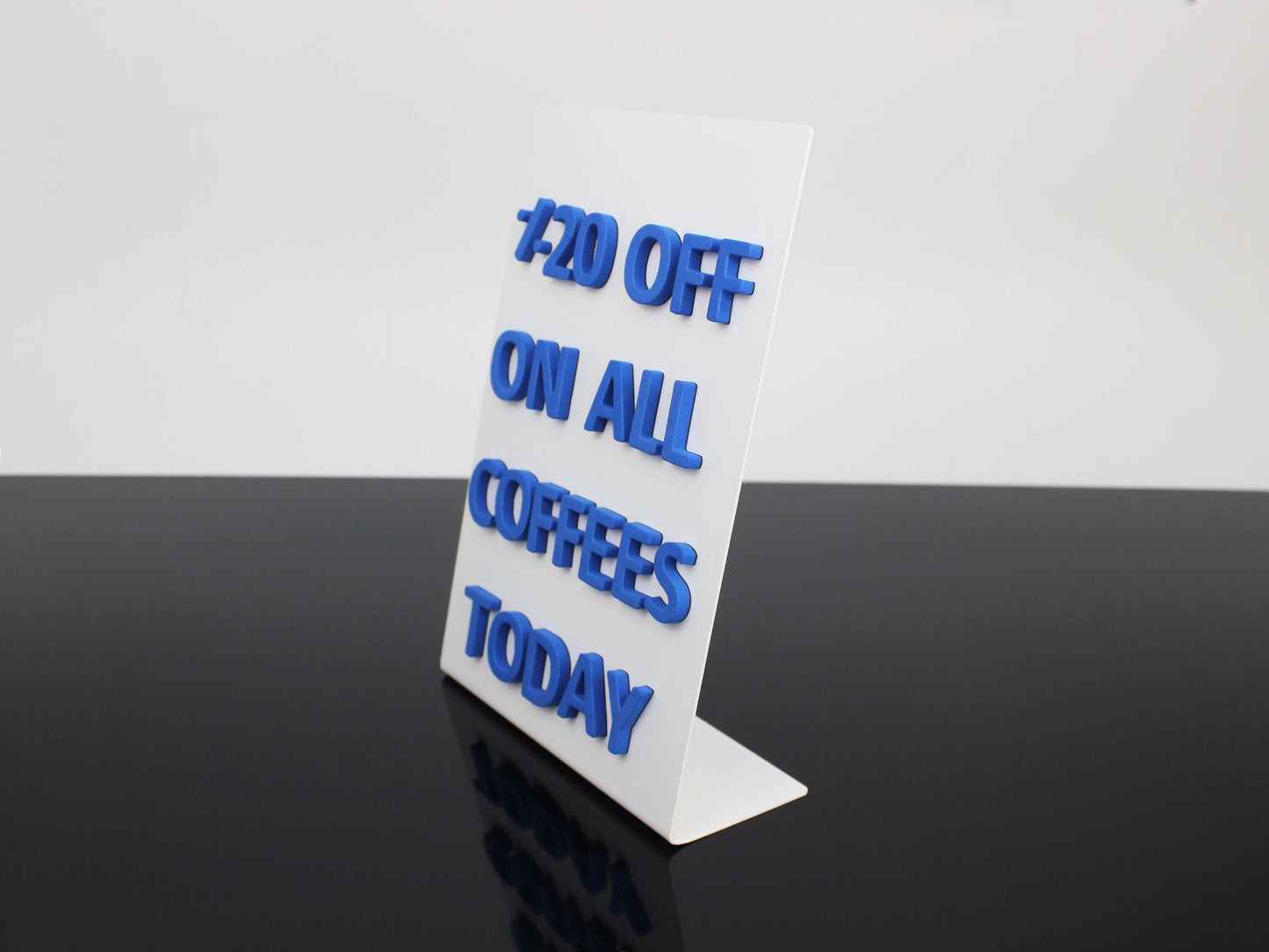 3-Piece Magnetic Tabletop Menu & Campaign Stand – Countertop Information Display Board - Otimsan Shop