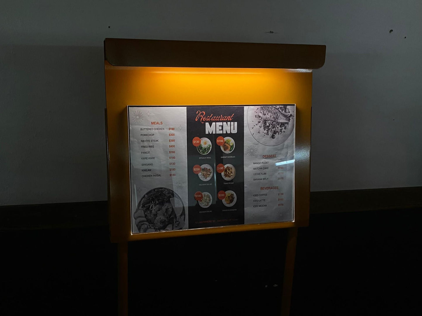 Rechargeable Menu Board - Otimsan Shop