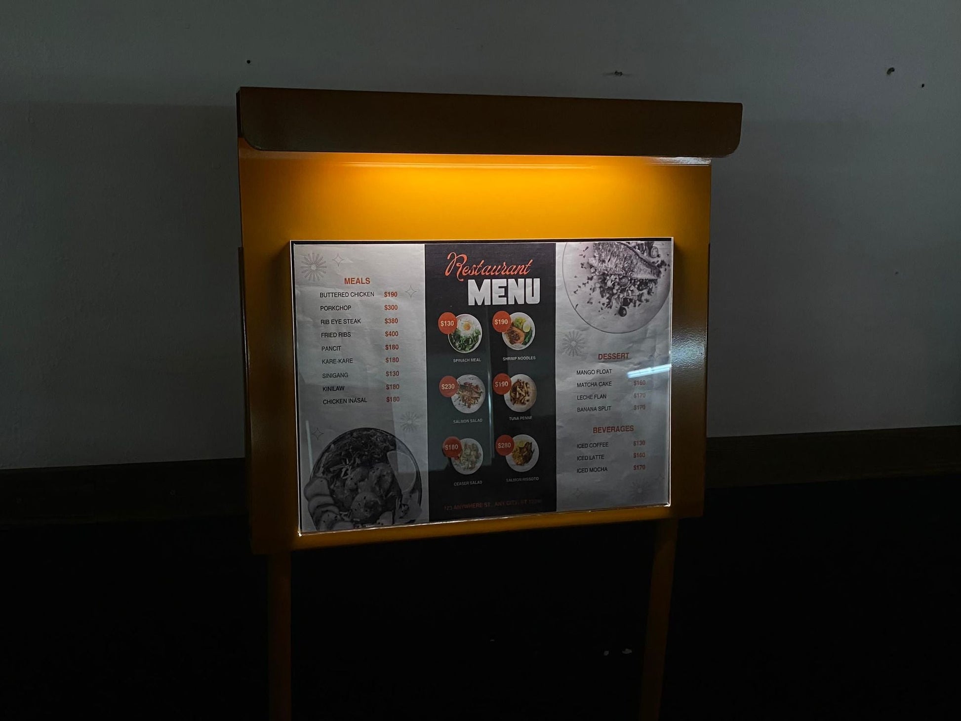 Rechargeable Menu Board - Otimsan Shop