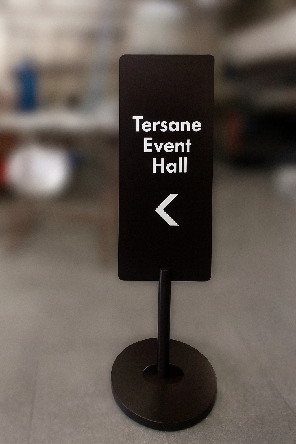Freestanding Directional Sign | Metal Information Board for Events, Parking Areas, and Entrances - Otimsan Shop