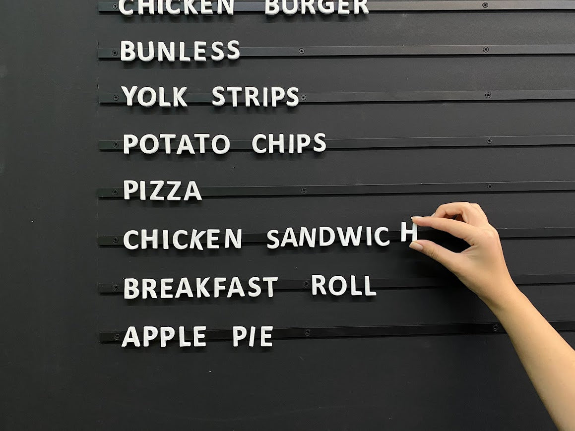 Magnetic Replaceable Menu Board - Otimsan Shop