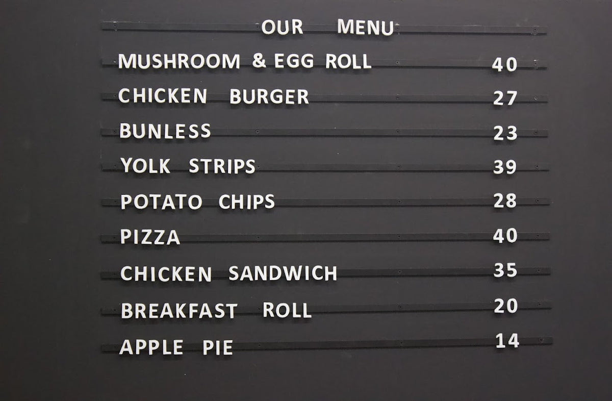 Magnetic Replaceable Menu Board - Otimsan Shop