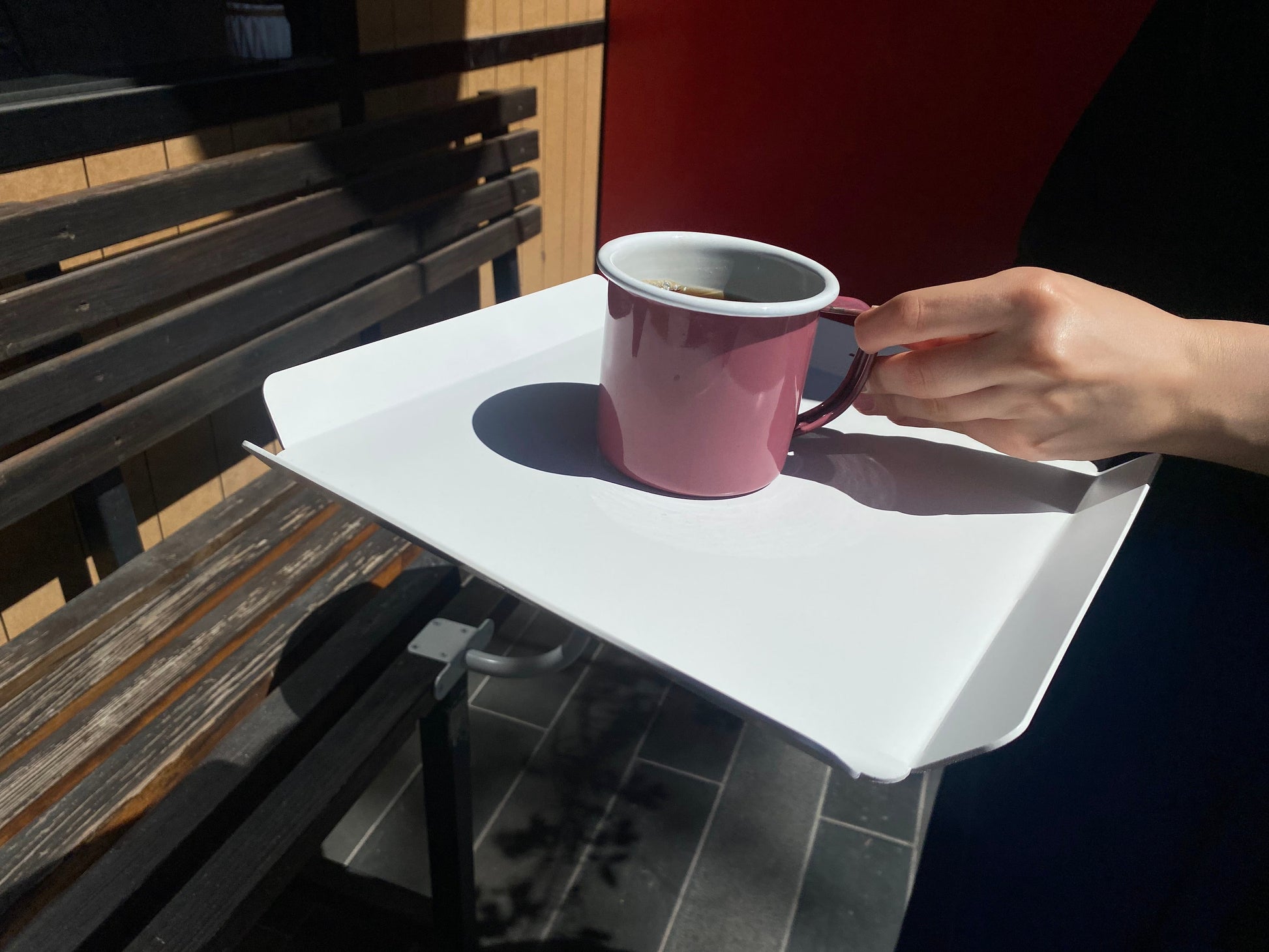 Service Tray | Portable Metal Coffee, Bar and Waiter Tray - Otimsan Shop