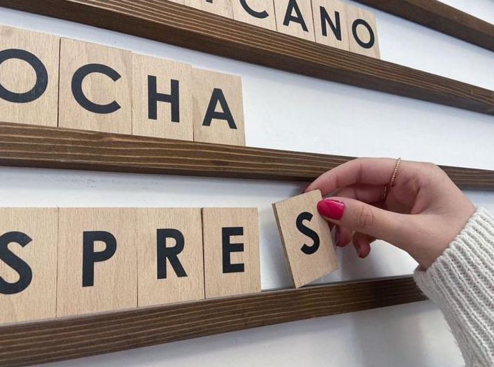 Wooden Slat Changeable Menu Board - Daily Menu Solution for Cafés and Coffee Shops - Otimsan Shop