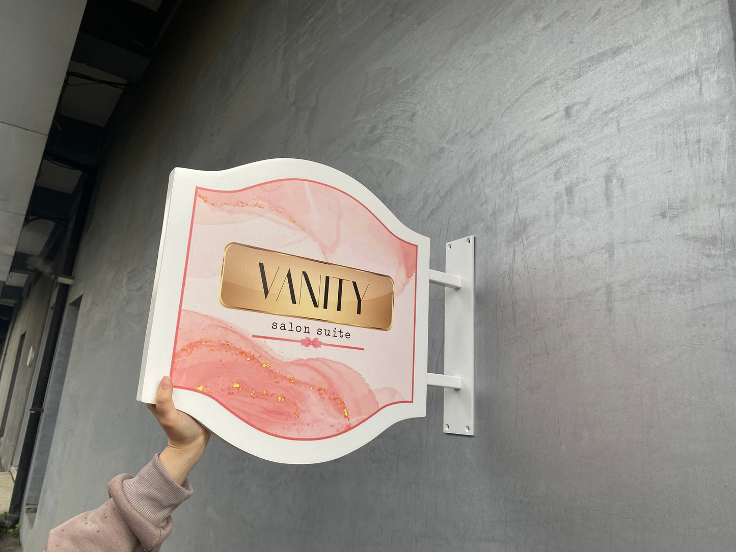Double-Sided Durable Store Sign | Custom-Shaped Brand Logo Printed - Otimsan Shop