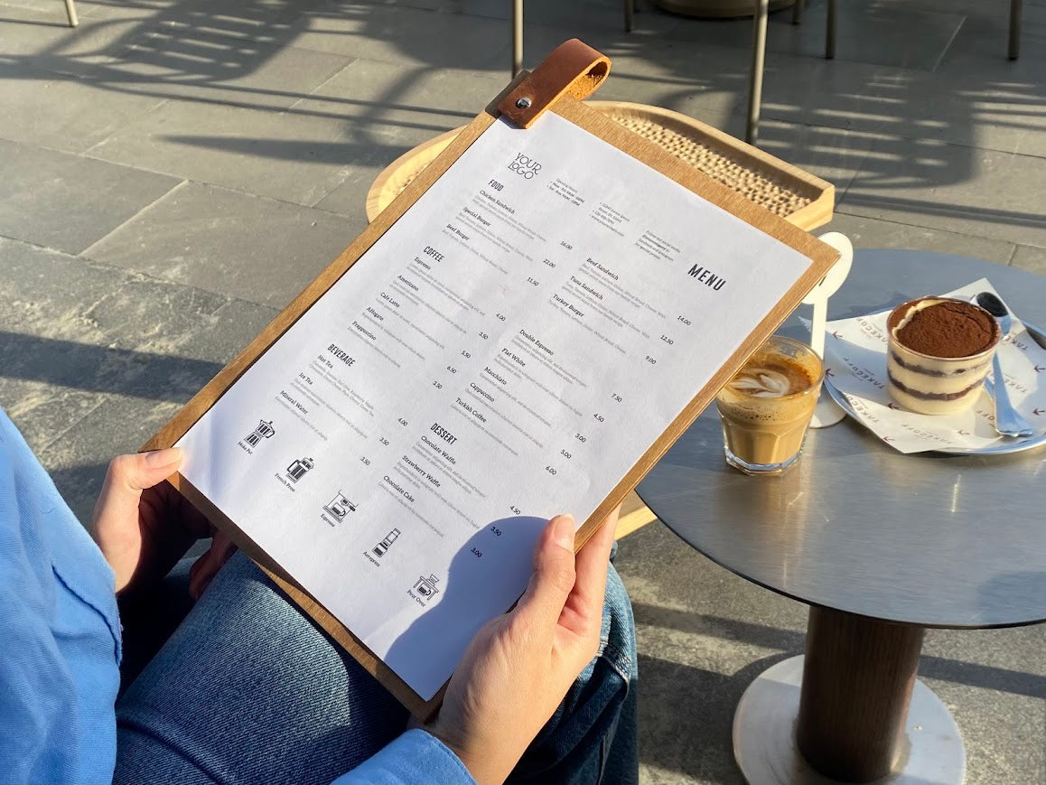 Screw-Mounted Menu Board - Otimsan Shop