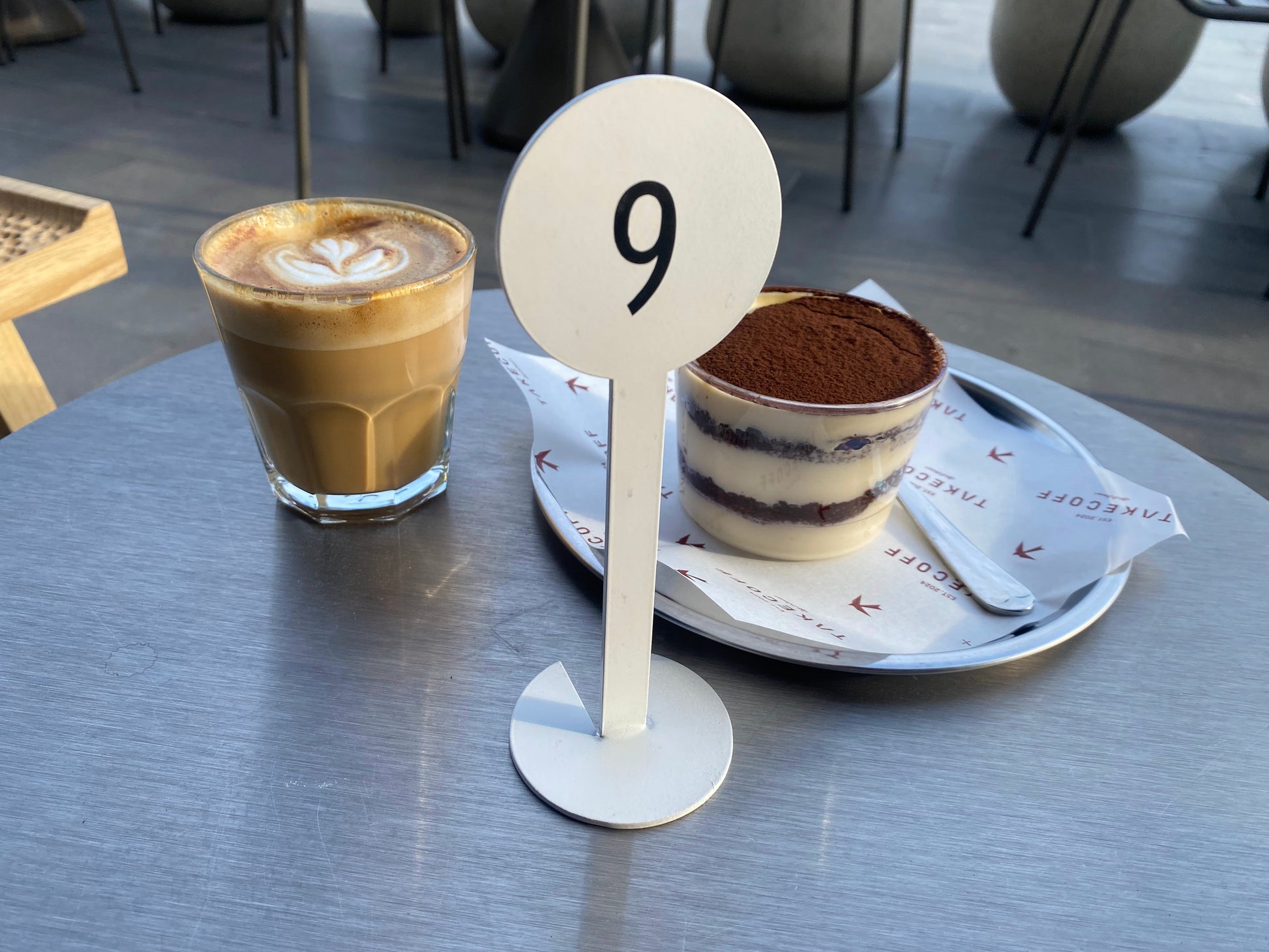 Metal Table Number Stand - Otimsan Shop