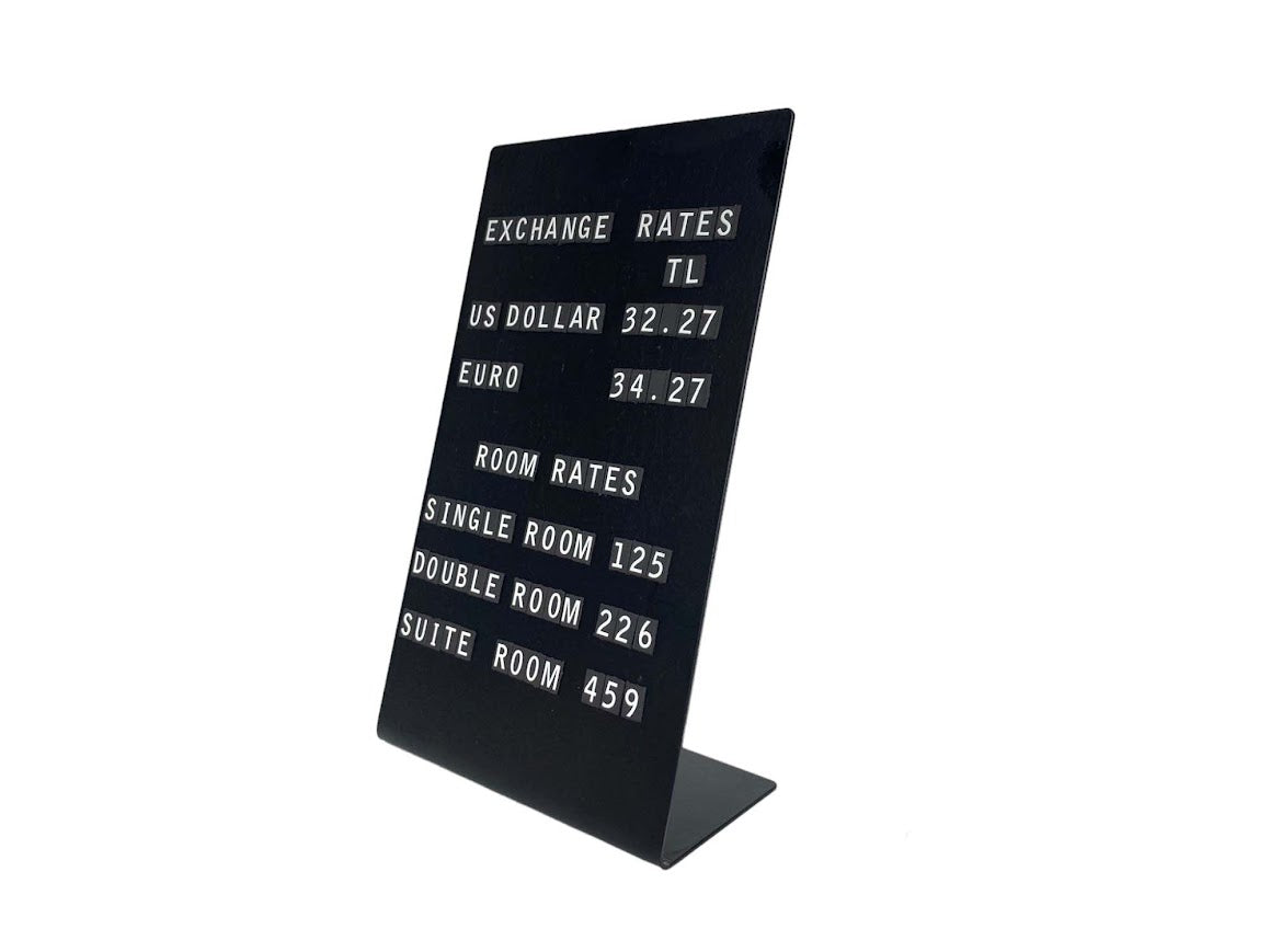 Magnetic Price List Board - Otimsan Shop