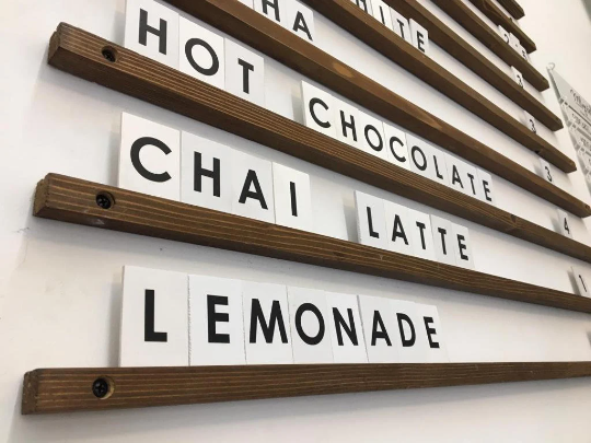 Wooden Slat Changeable Menu Board - Daily Menu Solution for Cafés and Coffee Shops - Otimsan Shop