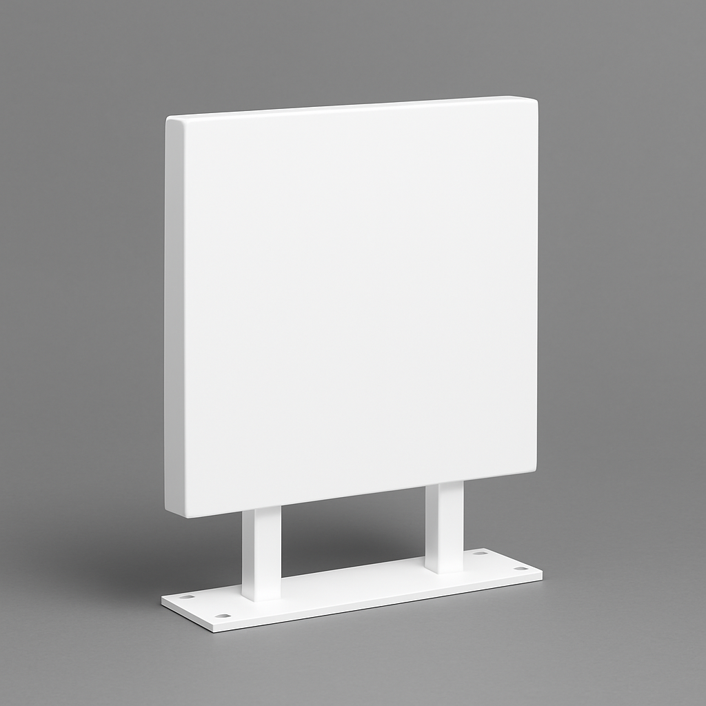 Double-Sided Durable Store Sign | Square, Printed Brand Logo - Otimsan Shop