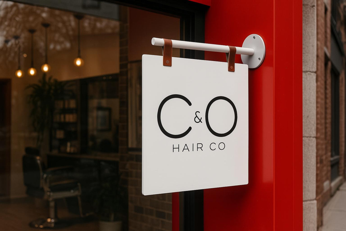 Double-Sided Flag Sign | Square Custom Logo Print - Otimsan Shop