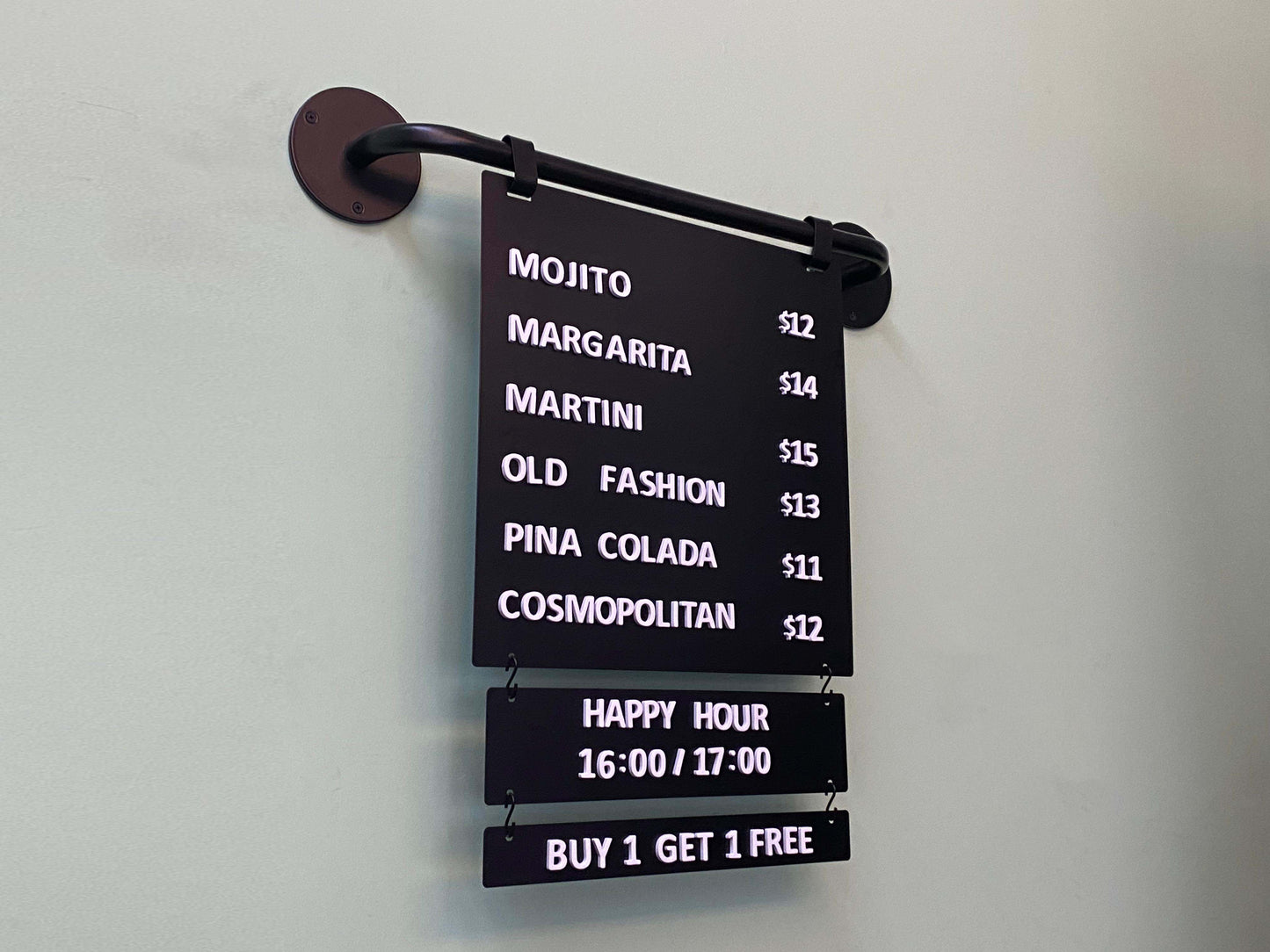 Flag Price Board with Additional Panel - Otimsan Shop
