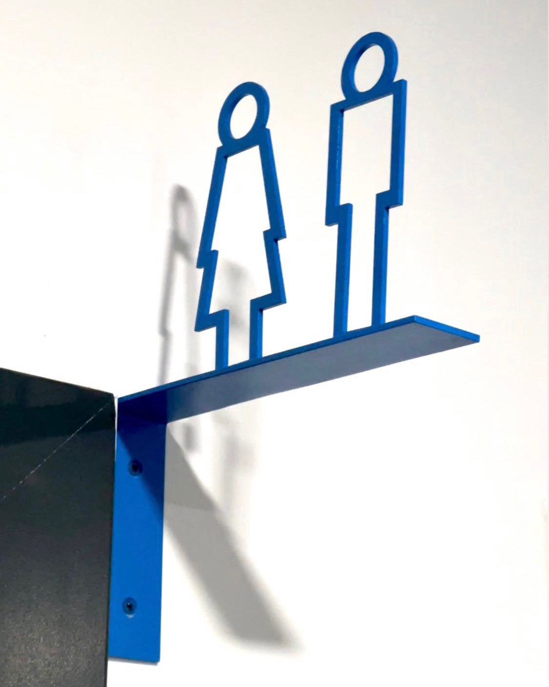 Metal Restroom Directional Sign | WC Sign for Café & Restaurant Use - Otimsan Shop
