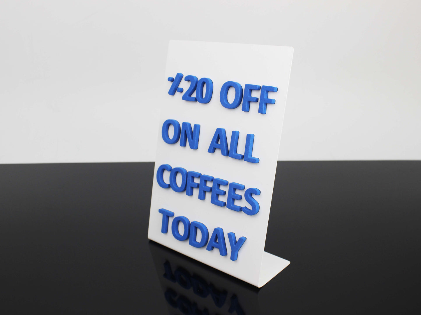 3-Piece Magnetic Tabletop Menu & Campaign Stand – Countertop Information Display Board - Otimsan Shop