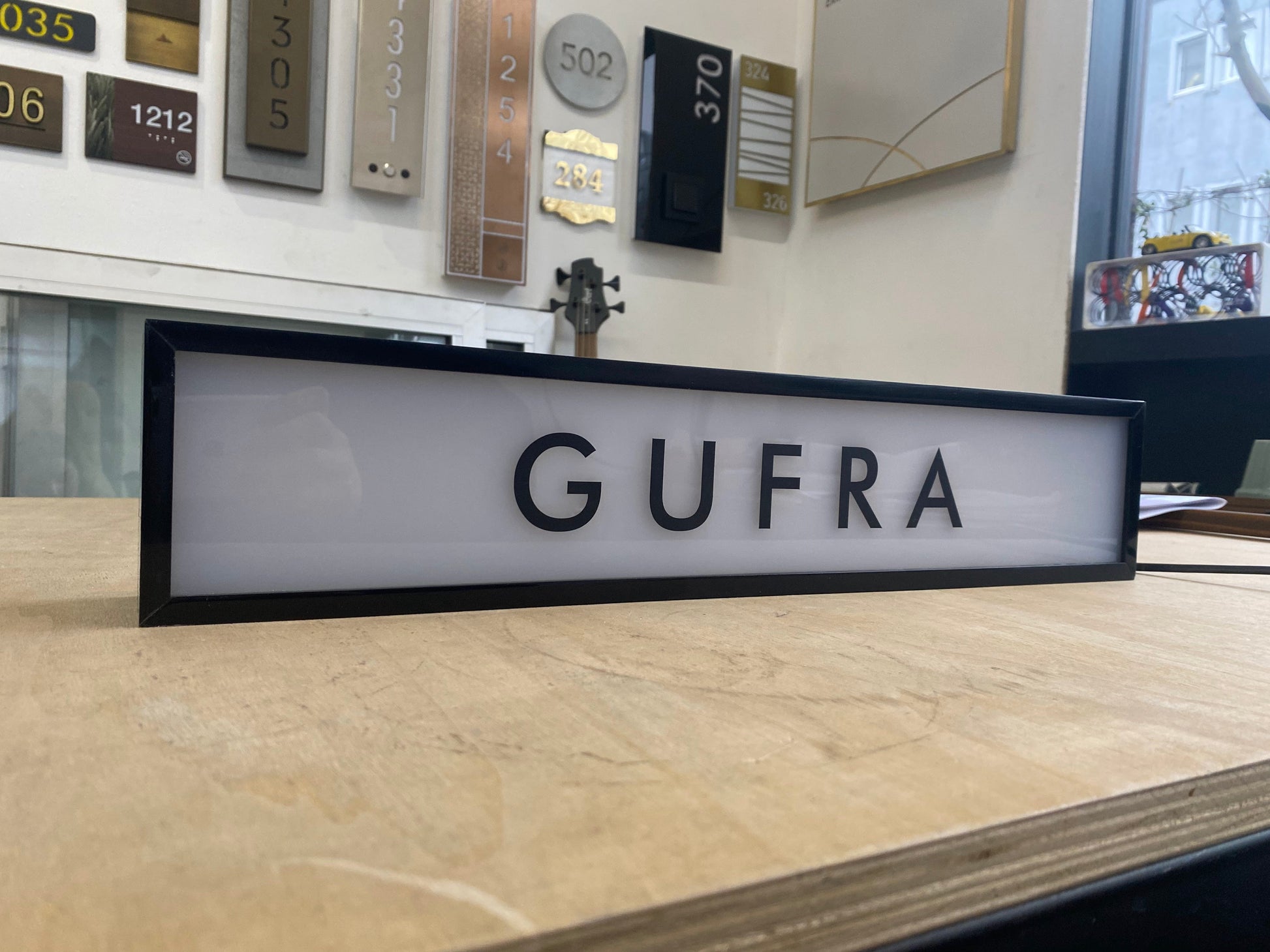 Illuminated Wall Sign | LED Lightbox Sign for Restaurants, Cafés, and Offices - Otimsan Shop