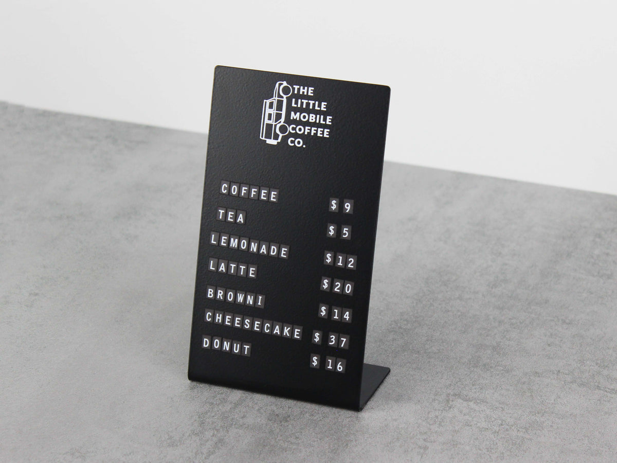 Magnetic Price List Board - Otimsan Shop