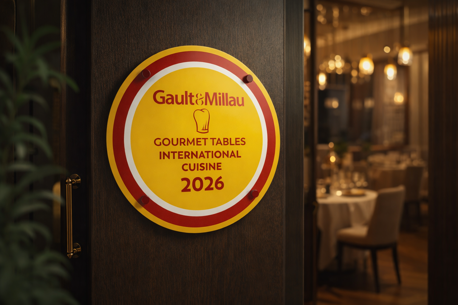 Gault Millau Wall Plaque – Restaurant Award Display Signage - Otimsan Shop