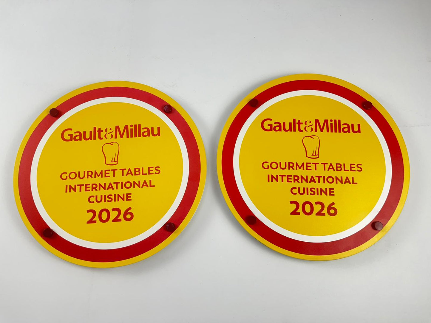 Gault Millau Wall Plaque – Restaurant Award Display Signage - Otimsan Shop