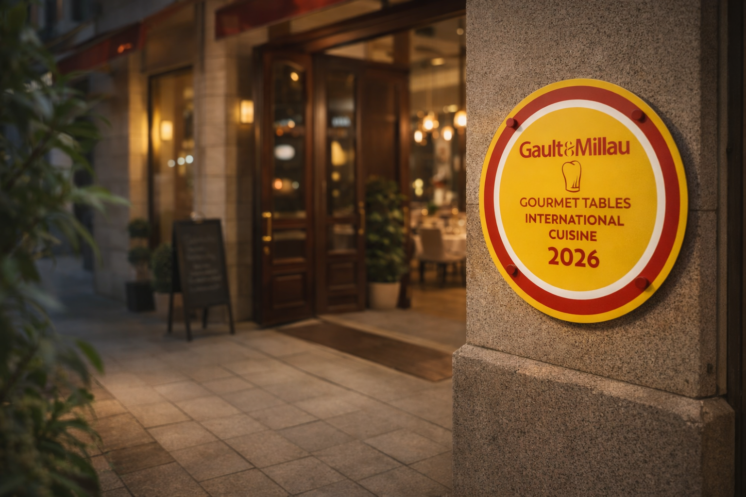 Gault Millau Wall Plaque – Restaurant Award Display Signage - Otimsan Shop