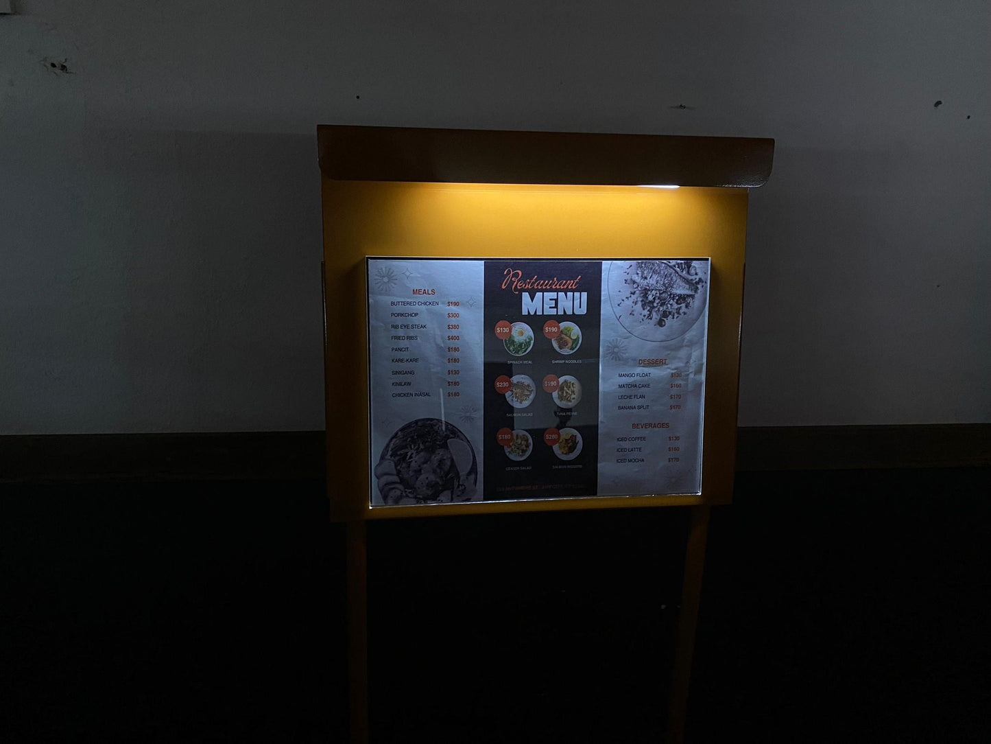 Rechargeable Menu Board - Otimsan Shop