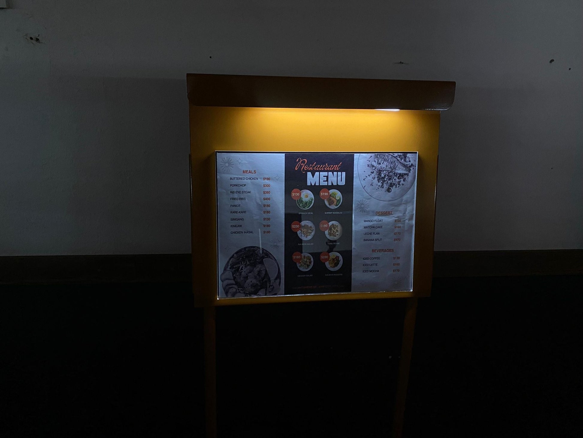Rechargeable Menu Board - Otimsan Shop