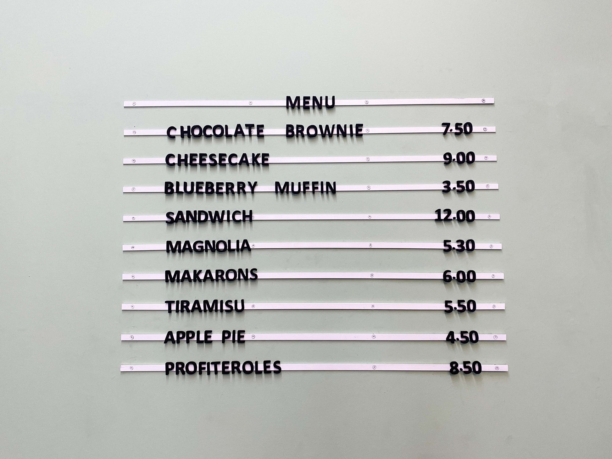 Magnetic Replaceable Menu Board - Otimsan Shop