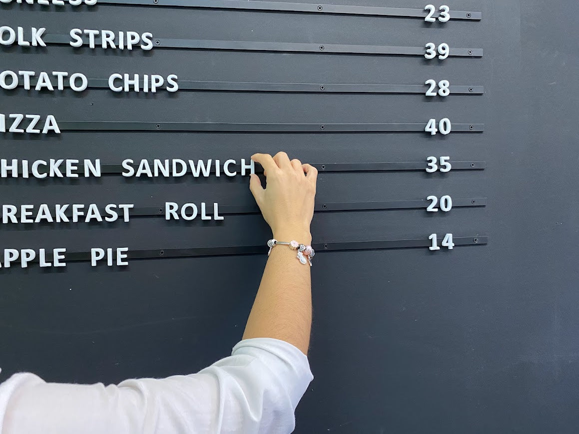 Magnetic Replaceable Menu Board - Otimsan Shop