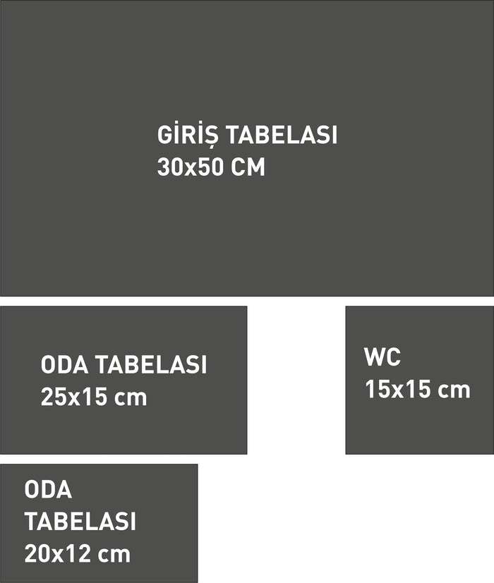 Professional Clinic Directional Signage Package – Entrance, Doctor Room & WC Signs - Otimsan Shop