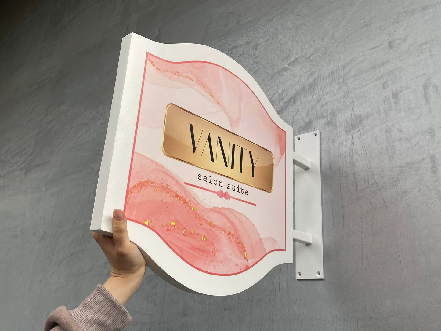 Double-Sided Durable Store Sign | Custom-Shaped Brand Logo Printed - Otimsan Shop