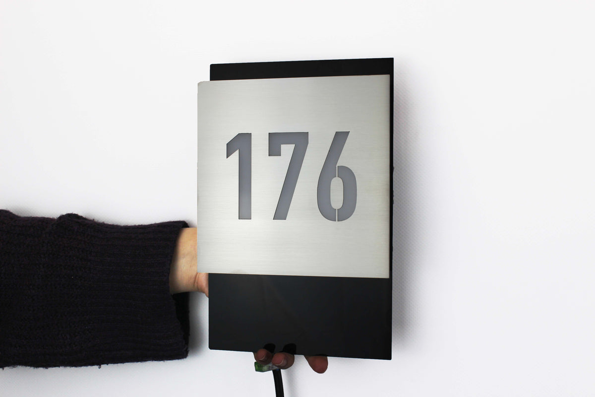 Illuminated Minimal Room Number - Otimsan Shop