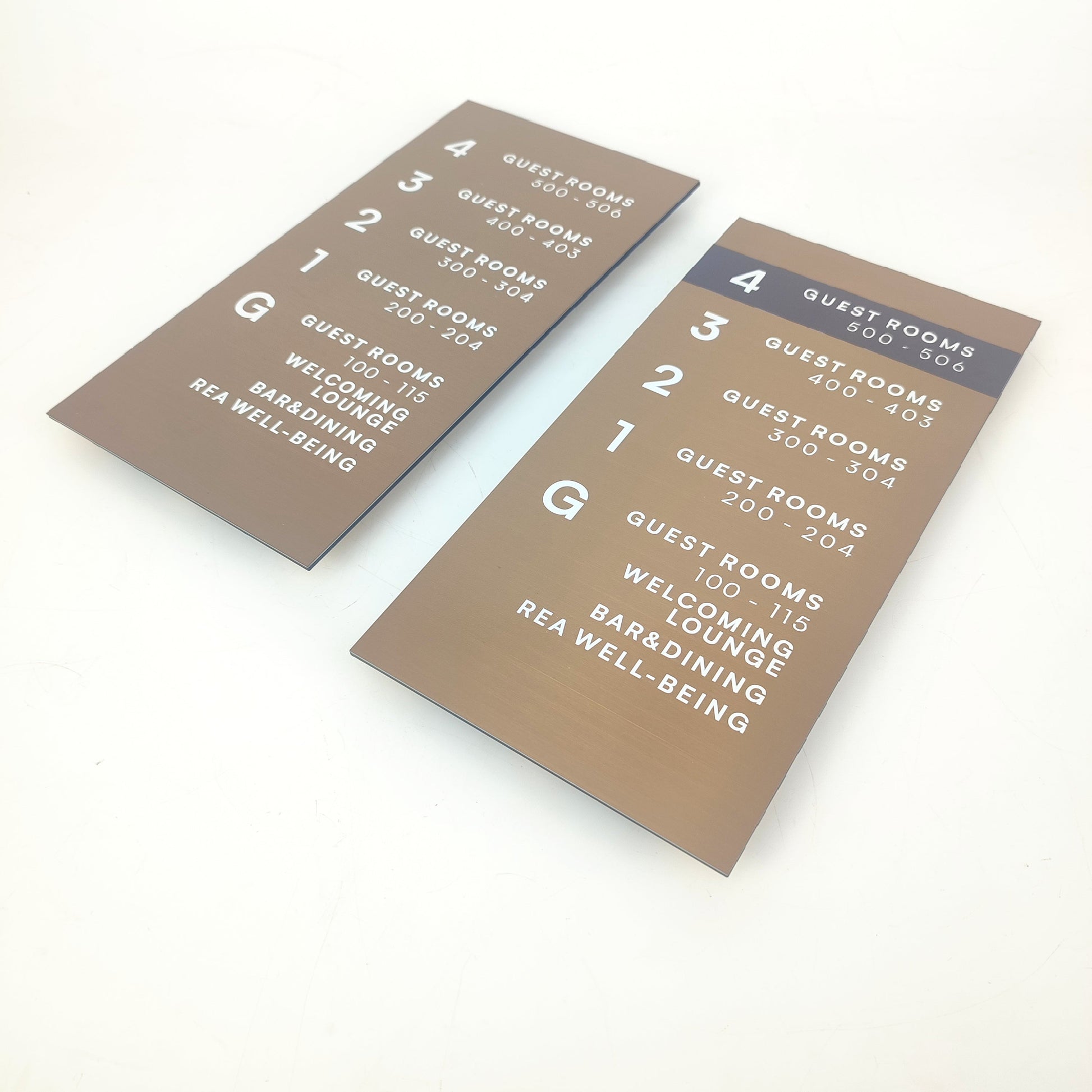 Elevator Information Sign | Metal Floor Directory & Building Wayfinding Sign - Otimsan Shop