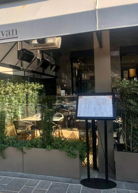 Illuminated Freestanding A3 Menu Board | Metal Body Suitable for Restaurant Outdoor Use - Otimsan Shop