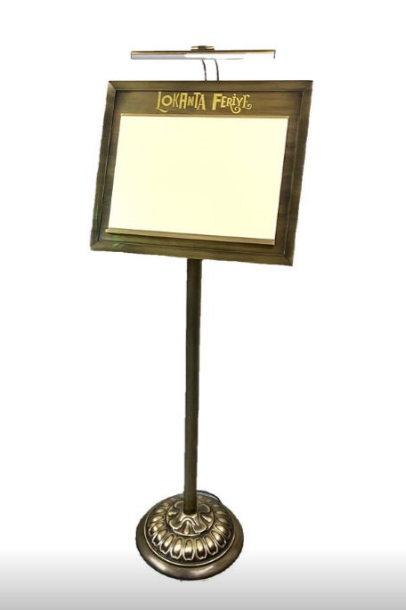 Illuminated Freestanding Menu Board - Otimsan Shop