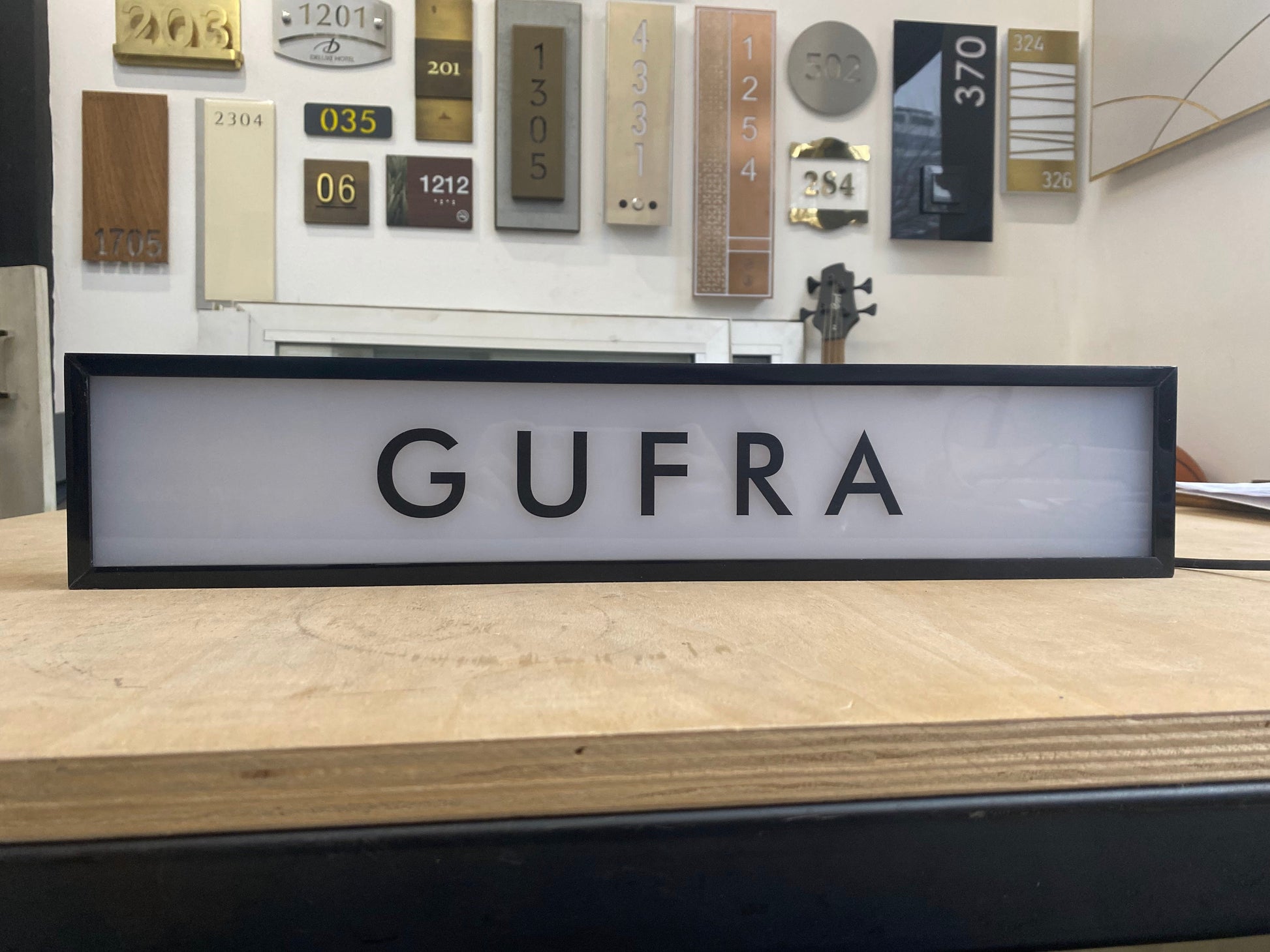 Illuminated Wall Sign | LED Lightbox Sign for Restaurants, Cafés, and Offices - Otimsan Shop