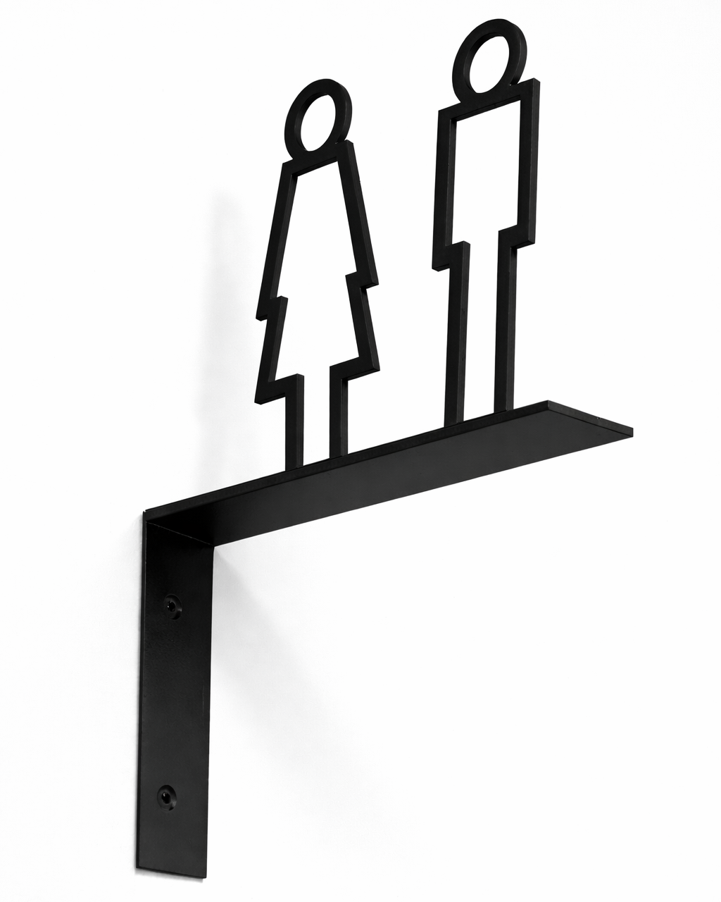 Metal Restroom Directional Sign | WC Sign for Café & Restaurant Use - Otimsan Shop